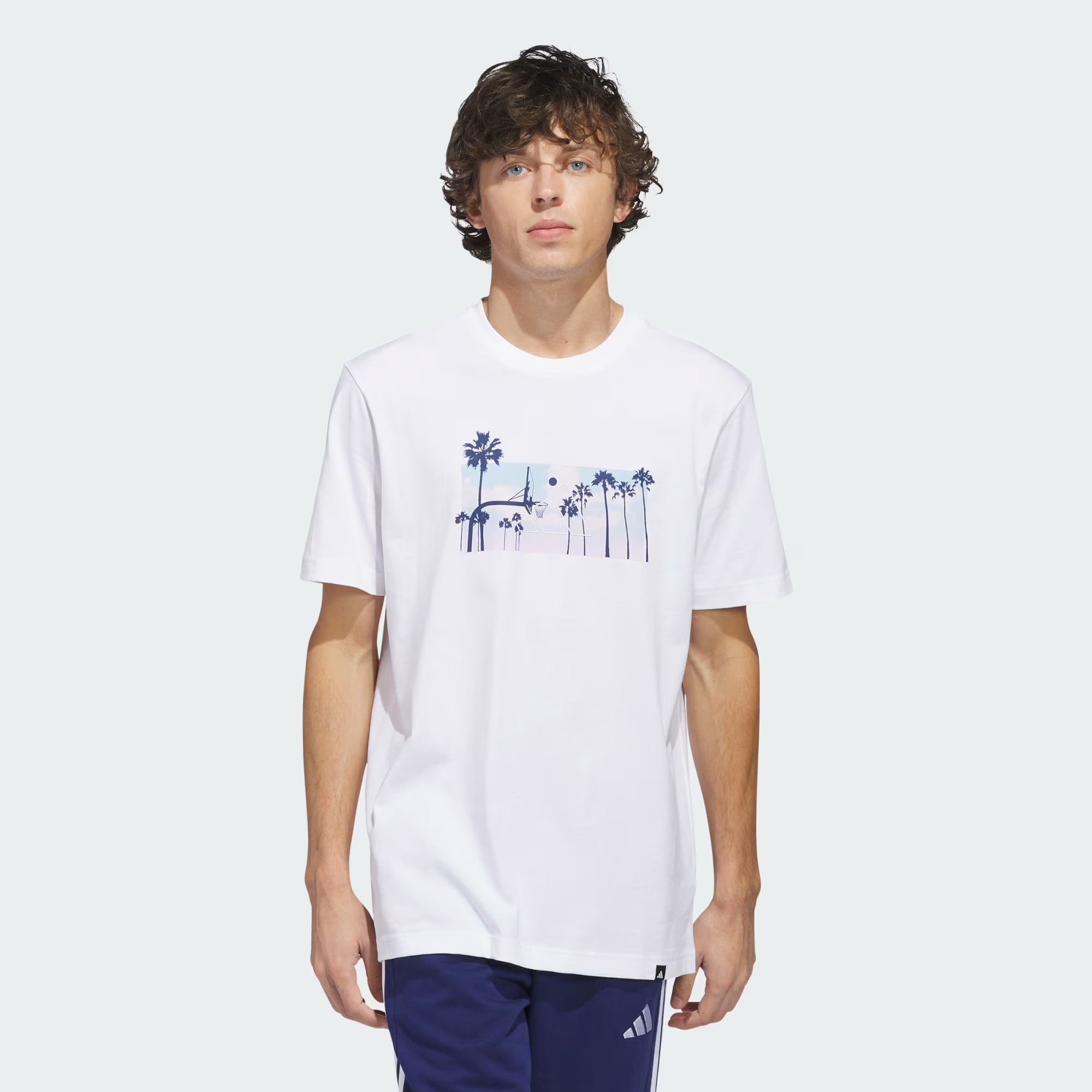 Adidas Summer Sunset Graphic T-Shirt